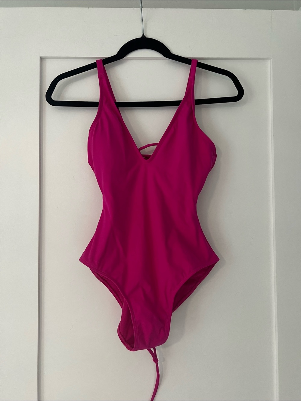 TA3 plungey one piece suit size XS short. Pink